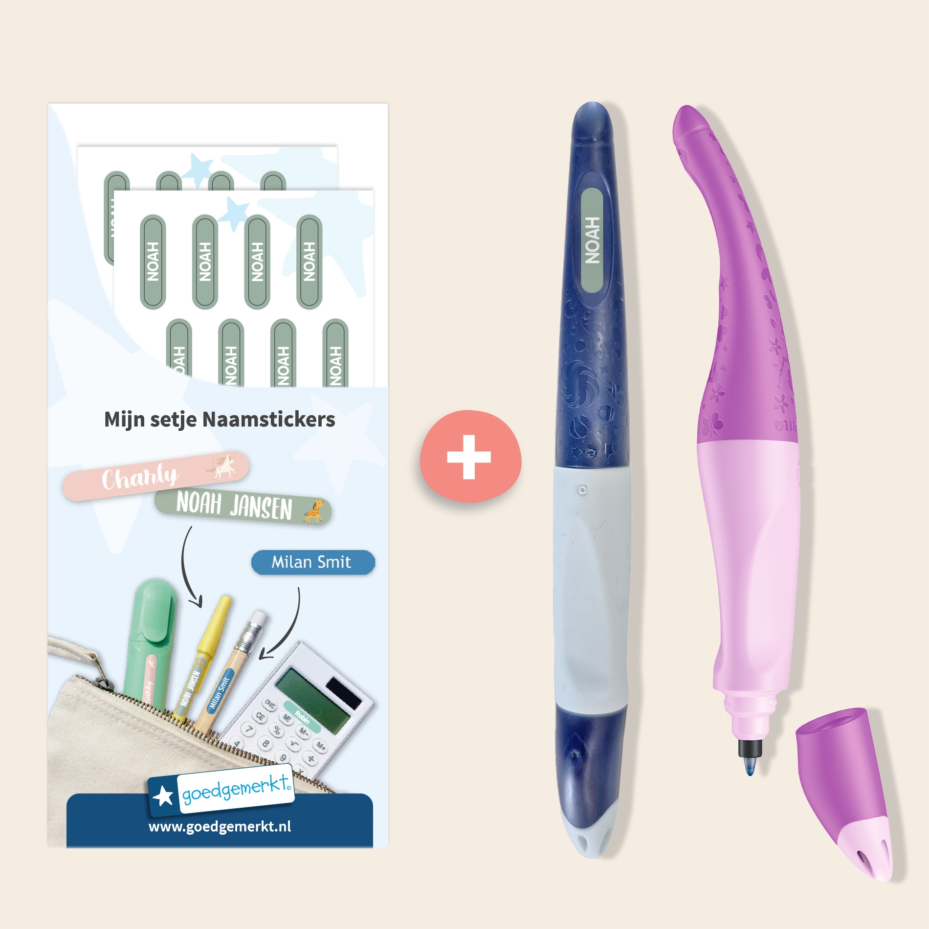 STABILO EASYoriginal-rollerball met Mini XS-labels – voor de klas