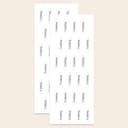 Mini XS-labels