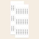 Mini labels eenkleurig