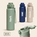 RVS-drinkfles met naam
