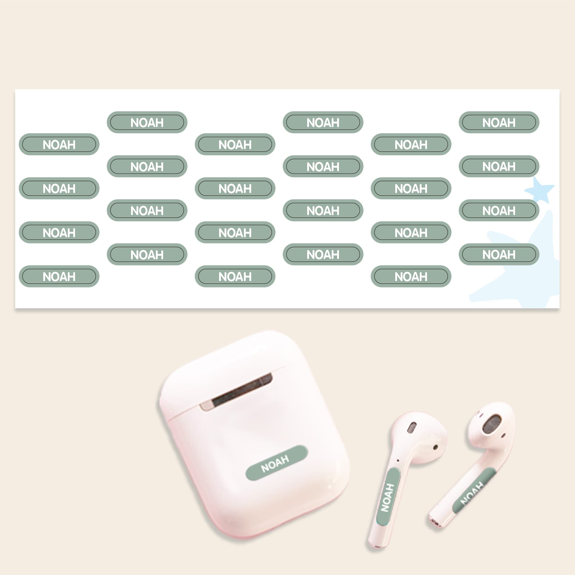 Mini XS-labels – voor apparatuur en inventaris
