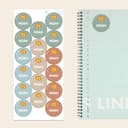 Ronde Naamstickers