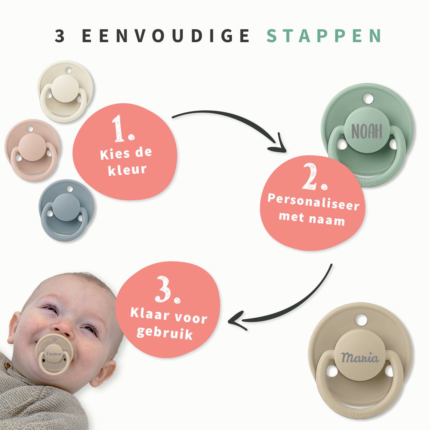 BIBS speen met naam
