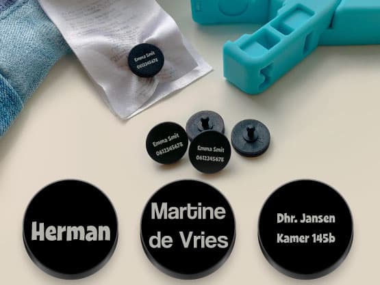 Kledingtag Set