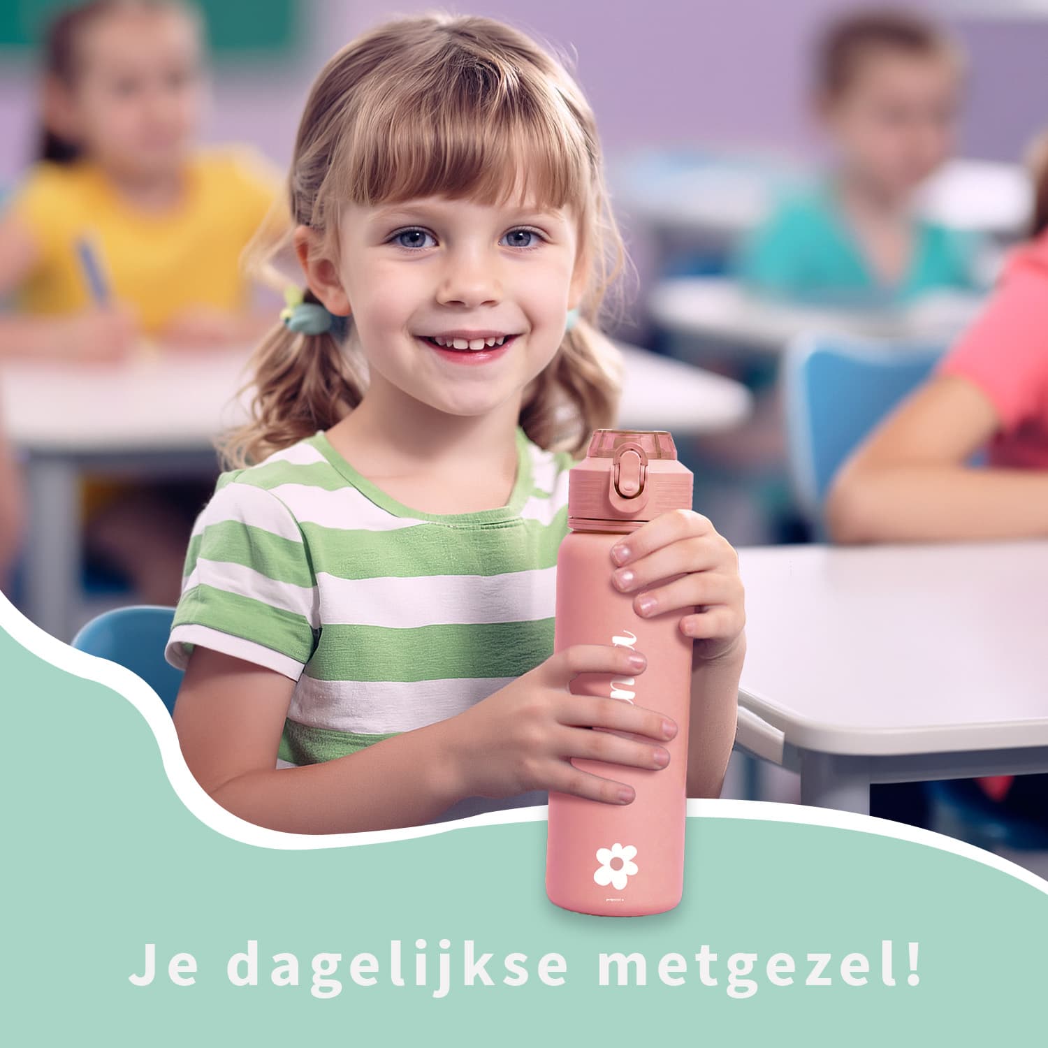 RVS-drinkfles met naam – als personeelscadeau en relatiegeschenk