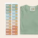 Assortiment kledingstickers
