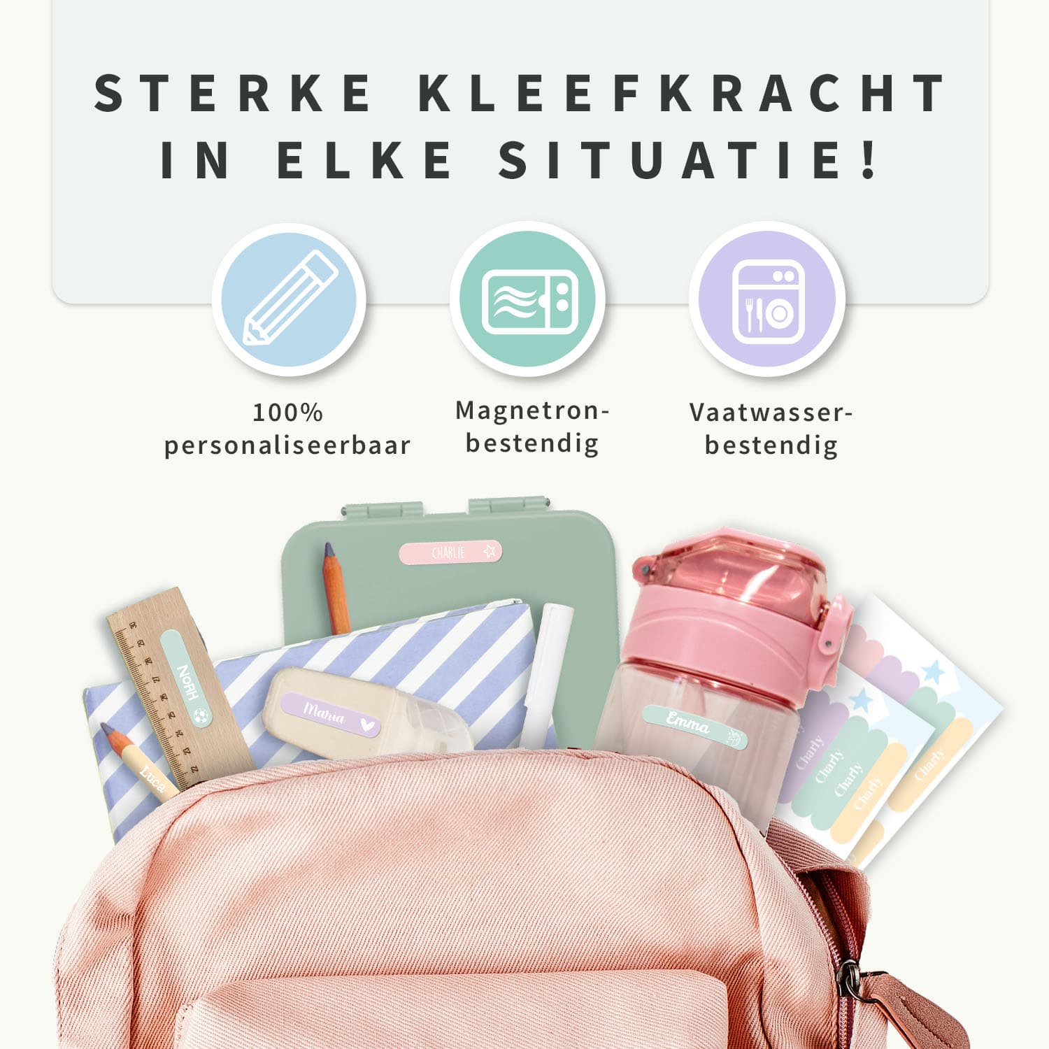 Mini Naamstickers