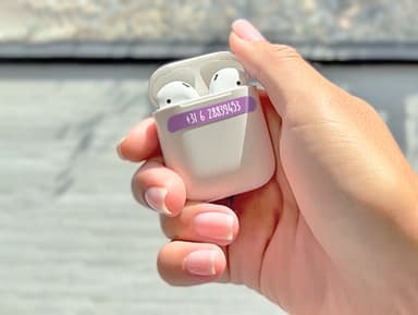 Mini Naamstickers - Eenkleurig