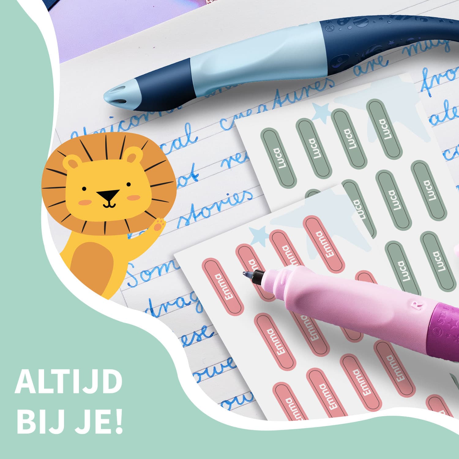 STABILO EASYoriginal-rollerball met Mini XS-labels – voor de klas